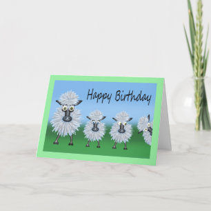 Tarjeta Caricatura del Personalizado de cumpleaños de una