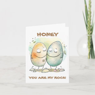 Tarjeta Cariño, eres mi aniversario de humor de Chiste Roc