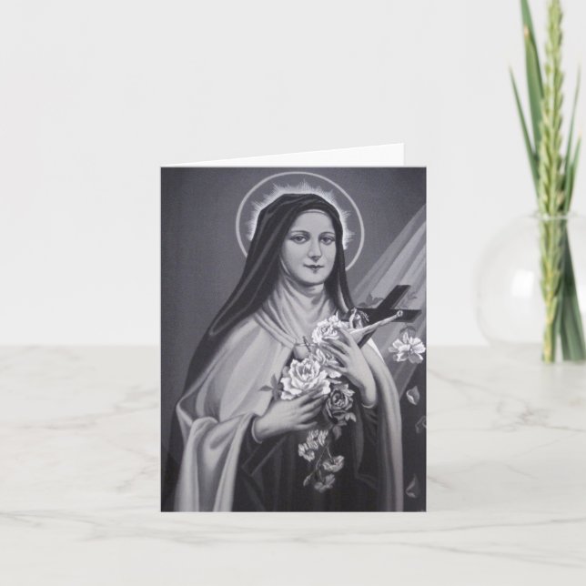 Tarjeta Carmelita católica nun (Anverso)