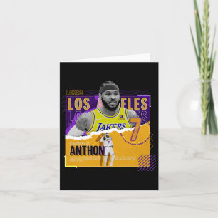 Tarjeta Carmelo-anthony-baloncesto-papel-posters-lakers Ac