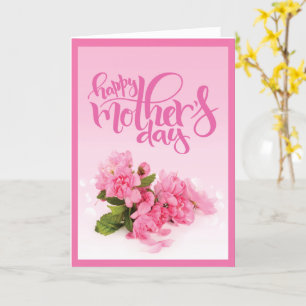 Tarjeta Carnación rosa Rosa   FELIZ DÍA DE LA MADRE
