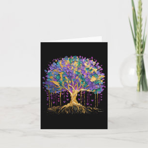 Tarjeta Carnaval de Nueva Orleans 2025 del Mardi Gras