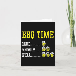 Tarjeta Carne ahumada Graciosa Bbq Cerveza Bebe Regalo Bar
