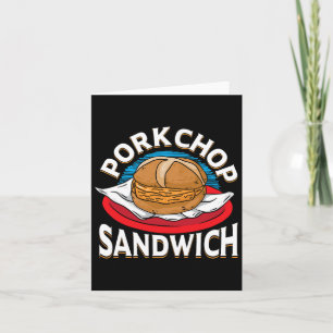 Tarjeta Carne Lover Bbq Lover Enthusiast Porkchop Sand