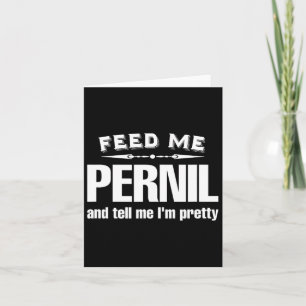 Tarjeta Carne Pernil Lover divertida
