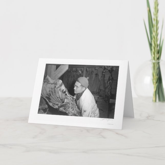 Tarjeta Carnicería, (J.S. Yonai) 1943 (Anverso)