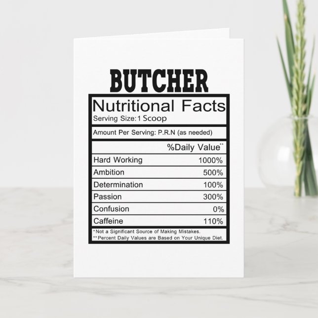 Tarjeta Carnicero (Anverso)