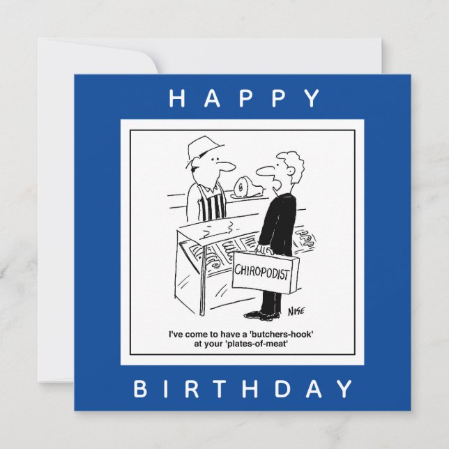 Tarjeta Carnicero y Personalizado de jerga jerárquica de C (Anverso)