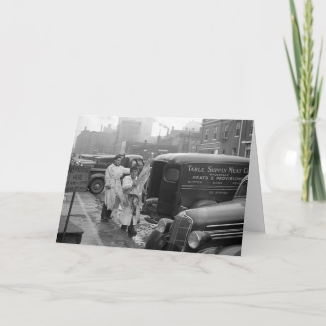 Tarjeta Carniceros, 1938 (Anverso)