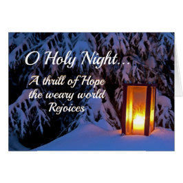 Tarjeta Carol de los queridos Navidades de la "Noc