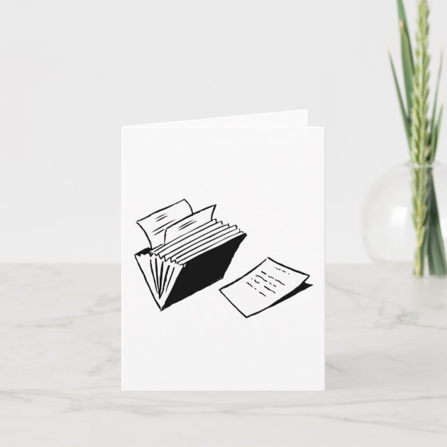 Tarjeta Carpeta de acordeón (Anverso)