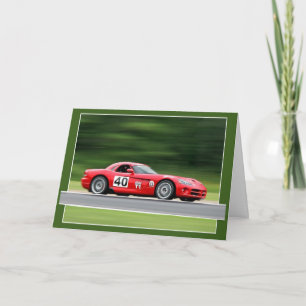 Tarjeta Carreras Al Cumpleaños 40