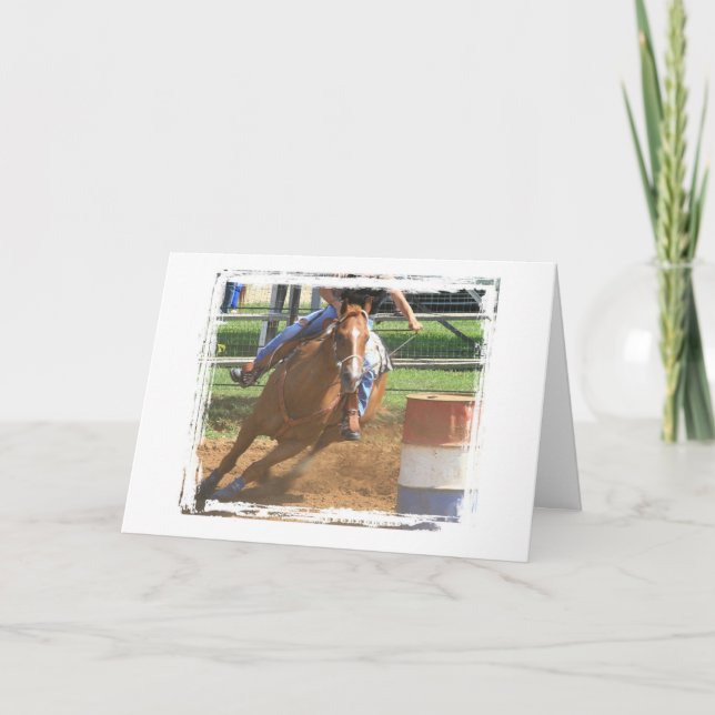 Tarjeta Carreras de barril (Anverso)