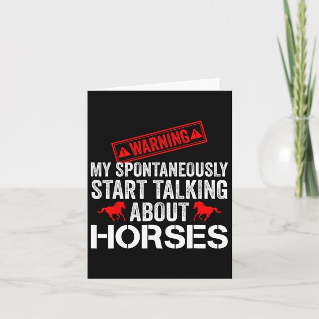 Tarjeta Carreras de caballos de época (Anverso)