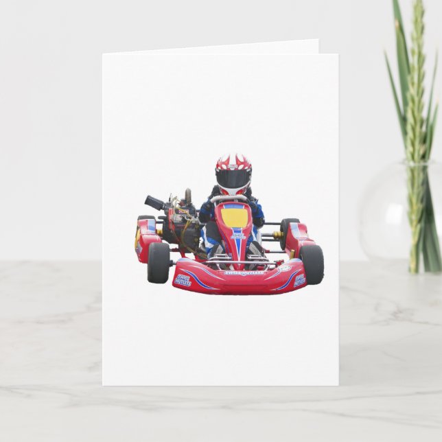 Tarjeta Carreras de Kart (Anverso)