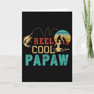 Tarjeta Carrete de Pesca Papá Genial Regalo del Día del Pa