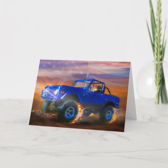 Tarjeta CARRETERA DEL Bronco 4X4 DESACTIVADA (Anverso)