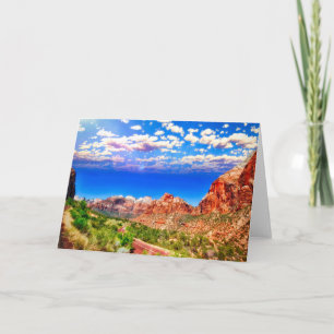 Tarjeta Carretera por el Parque Nacional de Zion