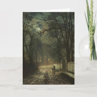 Tarjeta Carril iluminado por la luna de Juan Atkinson