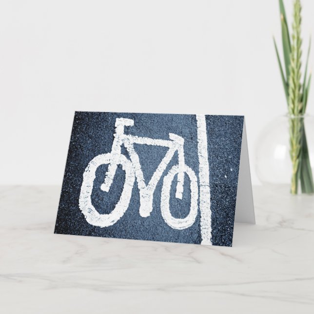 Tarjeta Carril para bicicletas (Anverso)