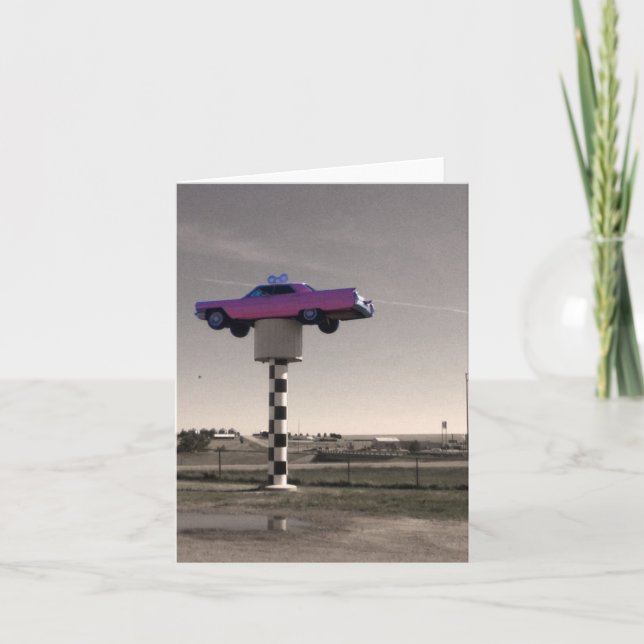 Tarjeta Carrito rosado (Anverso)