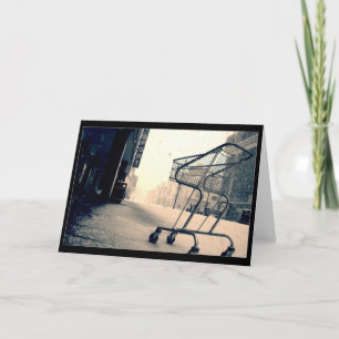 Tarjeta Carro de la carretilla de las compras