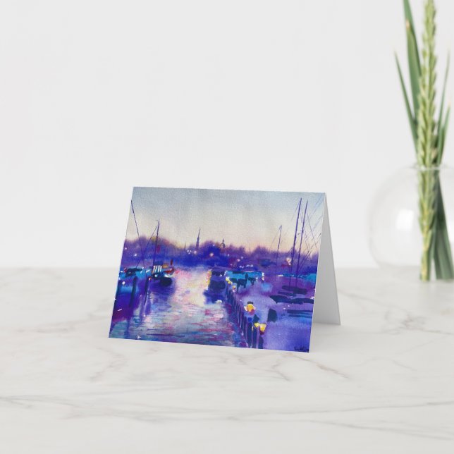 Tarjeta Carrols Creek Sunset: Notecard (Anverso)