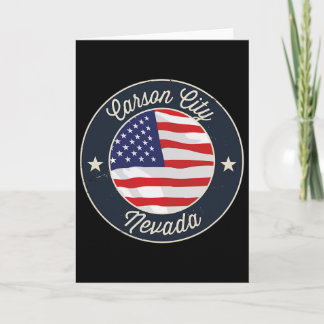 Tarjeta Carson City Nevada Nv Vacation Souvenir Graphic