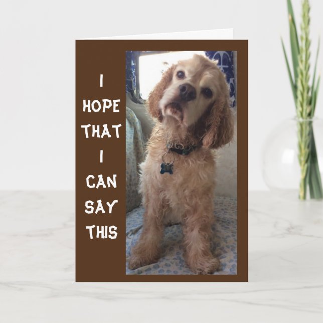 TARJETA **CARTA DE CUMPLEAÑOS "70" FELIZ "ESPAÑOL COMIDIC" (Anverso)