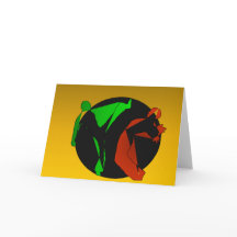 carta de cumpleaños de artes marciales de capoeira