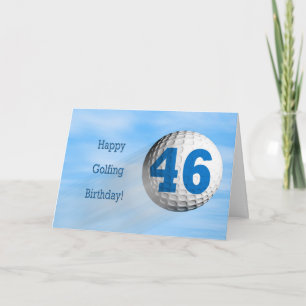 Tarjeta carta de golf de 46 años