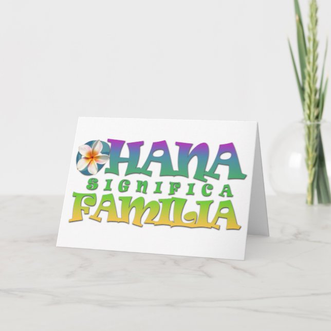 Tarjeta Carta de Ohana Blank (Anverso)