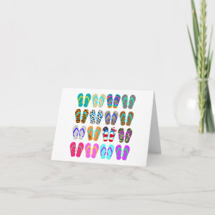 Tarjeta Carta del flip-flop