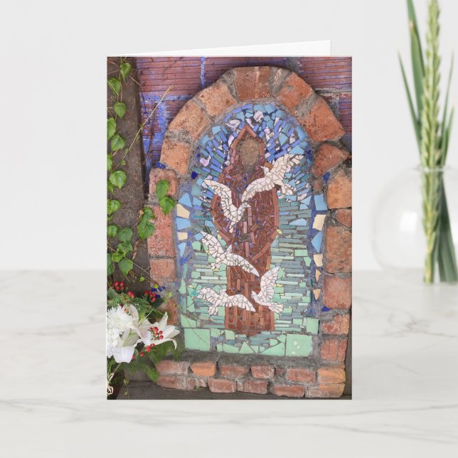 Tarjeta carta inspiradora de la paz por San Francisco (Anverso)