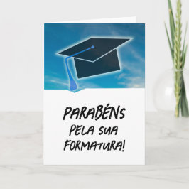 Tarjeta Cartão Parabéns pela sua Formatura