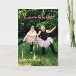 Tarjeta Cartas de amistad de Tutu