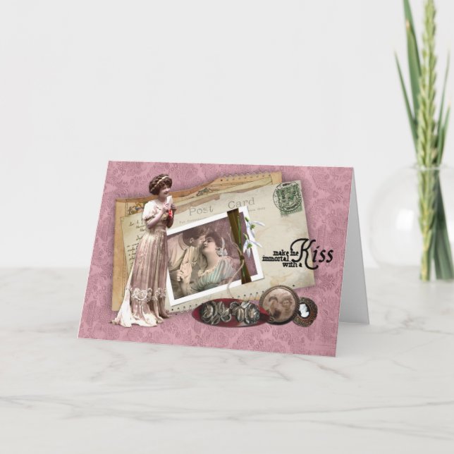 Tarjeta Cartas de amor románticas de Victoria (Anverso)