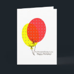 Tarjeta Cartas de cumpleaños coloridas de Brother In Law<br><div class="desc">Una tarjeta de globos simple,  limpia,  agradable y colorida para un cuñado en su cumpleaños. El texto interno es personalizable.</div>