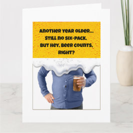 Tarjeta Cartas De Cumpleaños Graciosas Para Los Hombres