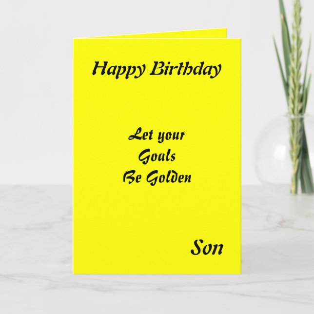 Tarjeta Cartas de cumpleaños motivacionales para los niños (Anverso)