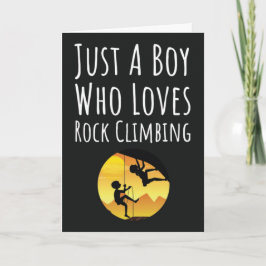 Tarjeta Cartas De Escalada De Rock Cutáneo Para Niños