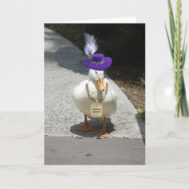 Tarjeta Cartas de felicitación graciosas (Anverso)