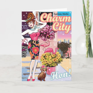 Tarjeta Cartas de Hon de Charm City