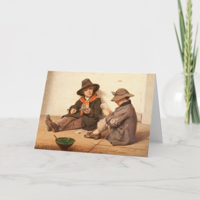 Tarjeta Cartas de juego para niños | Antonio Ermolao Paole (Anverso)