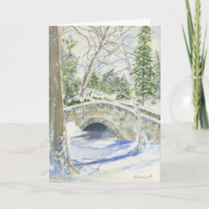Tarjeta Cartas de navidades con Greenwich, Ct.