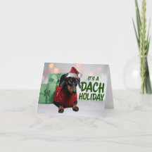 Cartas de Navidades de Dachshund