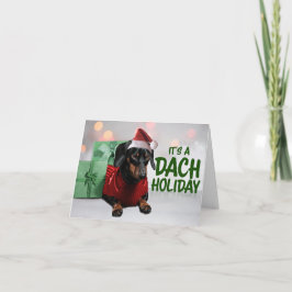 Tarjeta Cartas de Navidades de Dachshund