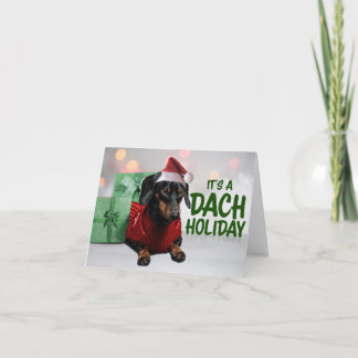 Tarjeta Cartas de Navidades de Dachshund