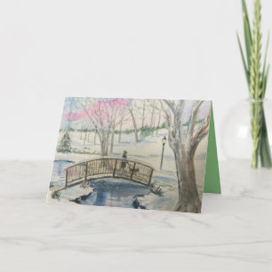 Tarjeta Cartas de Navidades personalizados con Greenwich, 