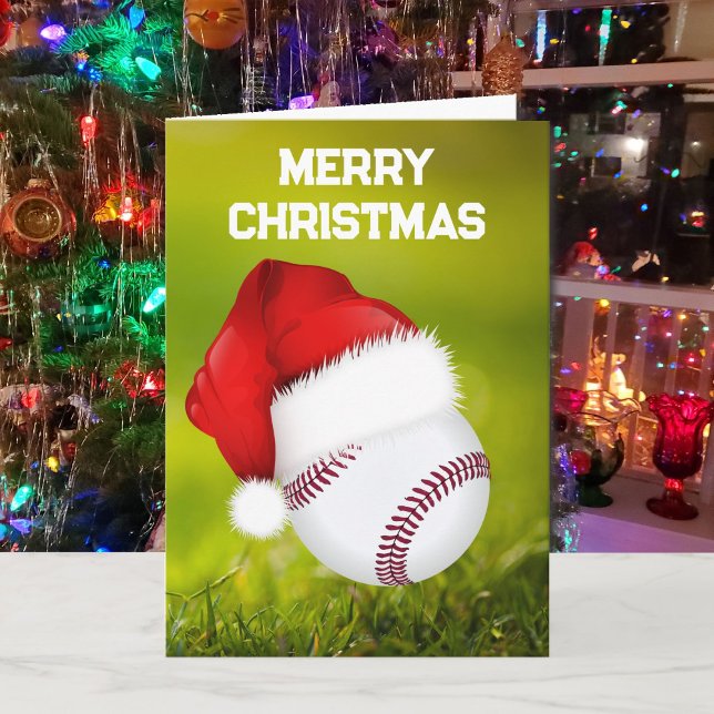 Tarjeta Cartas de Navidades Personalizados de Béisbol y Sa (Subido por el creador)